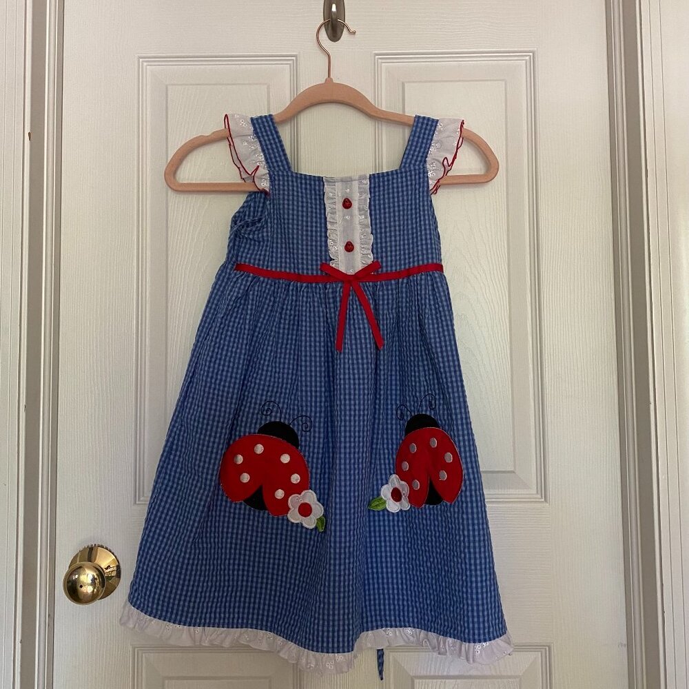 Girls Size 6x Ladybug Dress